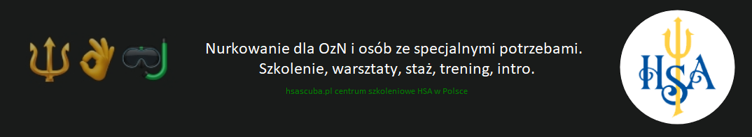hsascuba.pl | centrum szkoleniowe HSA  w Polsce